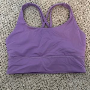 Purple lululemon sports bra